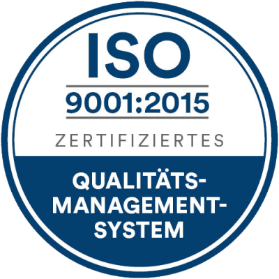 optimal media umweltfreundliche Druckerei ISO Siegel 9001:2015 Qualitätsmanagementsystem