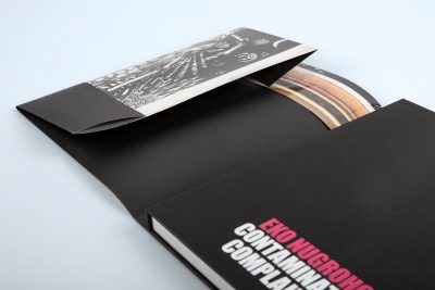 American dust jacket of Eko Nugroho – Contaminated Complaints | Distanz Verlag