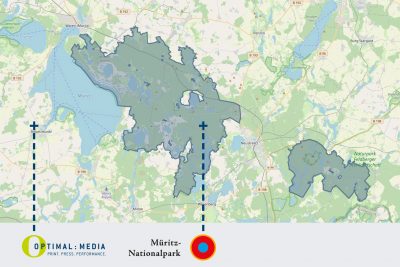 Location map | optimal media & Müritz National Park