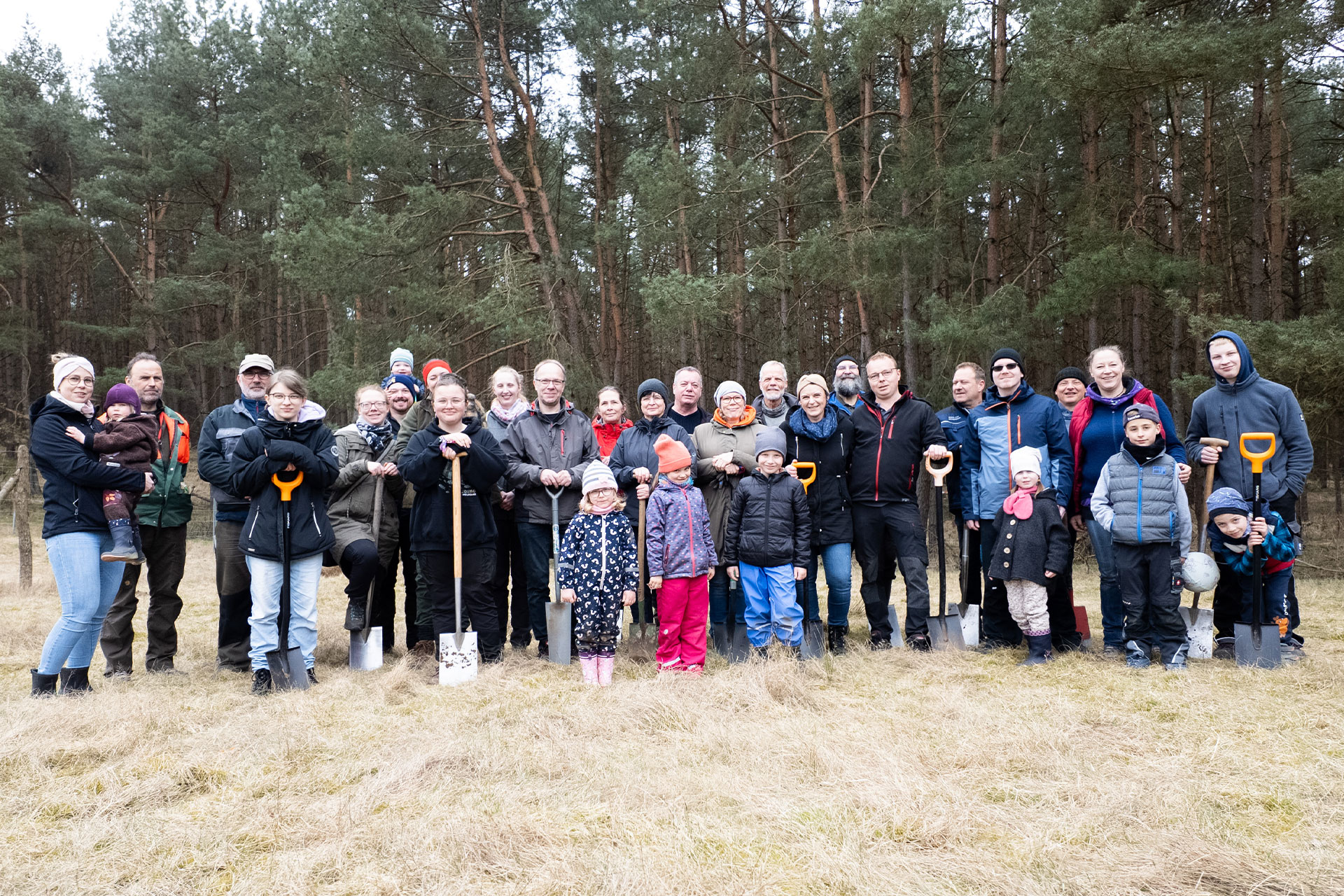 optimal media Pflanzaktion 2025 Nossentiner Schwinzer Heide