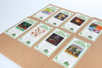 King Gizard & The Lizard Wizard: Re-Vinyl •Cover aus recyceltem Naturpapier