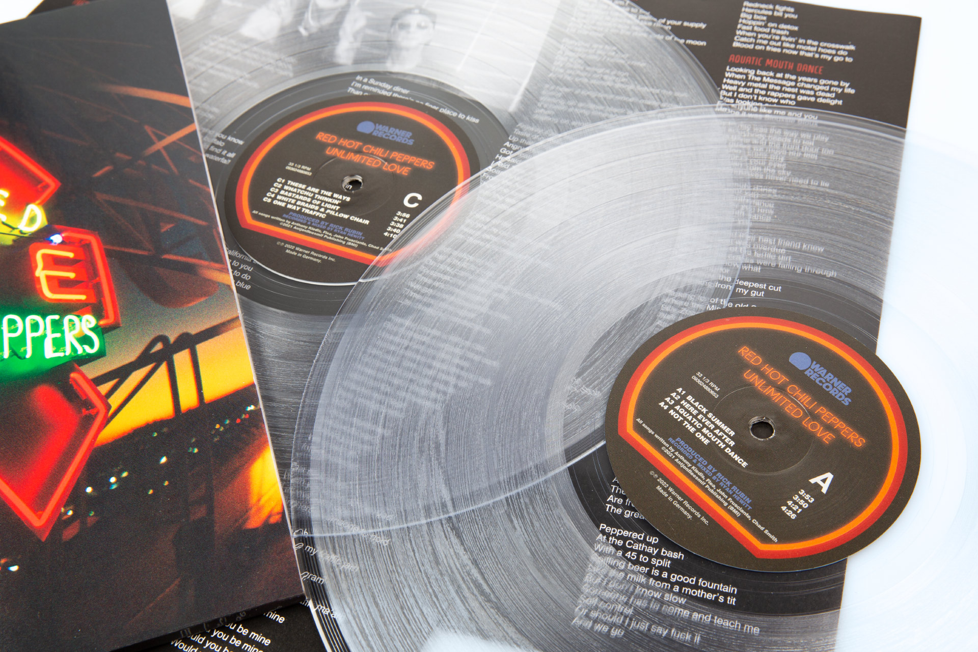 Unlimited Love Store Exclusive Clear Vinyl – Red Hot Chili