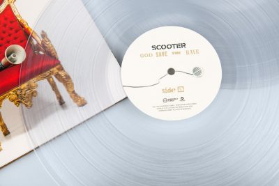 Limited edition on vinyl in crystal clear | God Save The Rave – Scooter