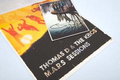 M.A.R.S. Sessions: Thomas D and the KBCS | Foto mit Autogramm von Thomas D und Poster