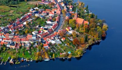 Luftaufnahme von Röbel an der Müritz
